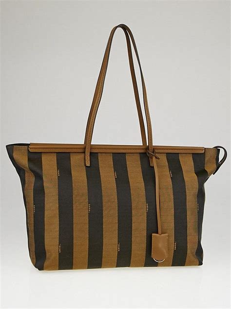 fendi pequin striped roll tote|Fendi Pequin.